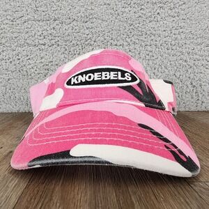 Knoebels Thrasher Pink Camo Visor Hat Novelty Adjustable Summer Fun